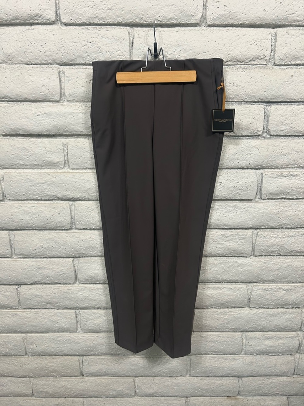 Christian Siriano New York Stretch Dress Pants Women’s Straight Leg Pull-On NWT